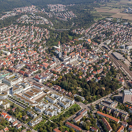 Luftbild Vaihingen. Foto: Stadt Stuttgart