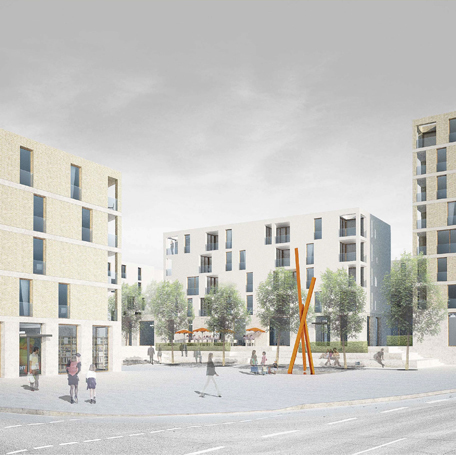 Wettbewerbsergebnis 1. Preisträger Büro KBK Architekten Belz | Lutz mit G2 Landschaftsarchitekten, 2013