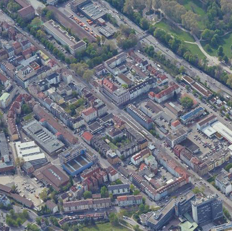 Die Stichstraßen sollen mit Mitteln der Städtebauförderung umgestaltet werden. Foto:   Stadtmessungsamt/Stadt Stuttgart