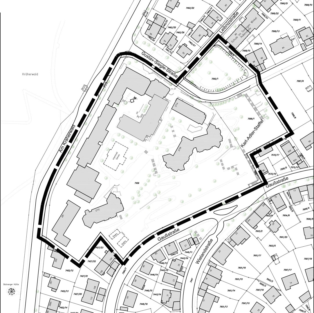 Bebauungsplan Am Kräherwald/Campus Nikolauspflege im Stadtbezirk Stuttgart-West (Stgt 287).