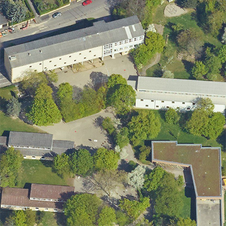 Die Sommerrainschule in Bad Cannstatt. Foto: Stadtmessungsamt