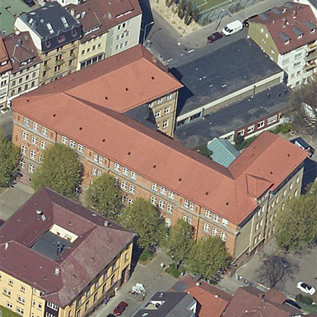Die Jakobschule in Stuttgart-Mitte. Foto: Stadtmessungsamt