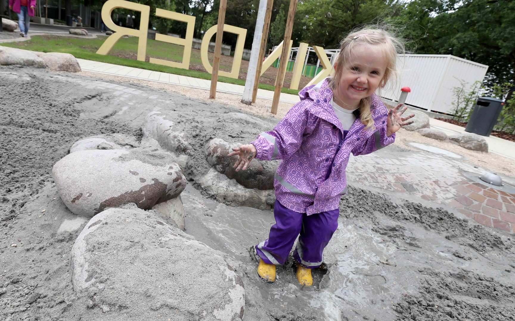 Der neue Park am Gesundheitsamt wurde im Mai 2018 eröffnet. Foto: Franziska Kraufmann