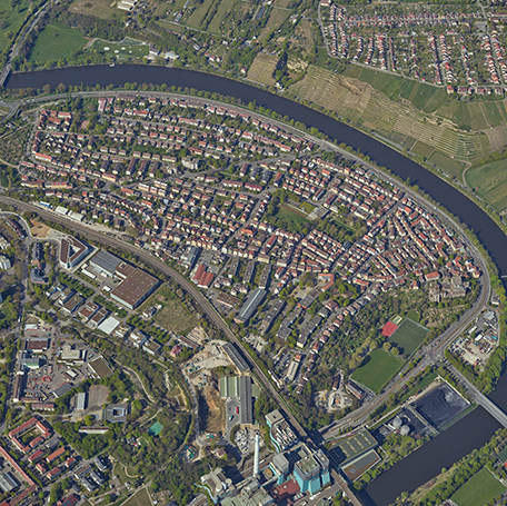 Die Ortsmitte von Stuttgart-Münster soll saniert werden. Foto: Stadtmessungsamt