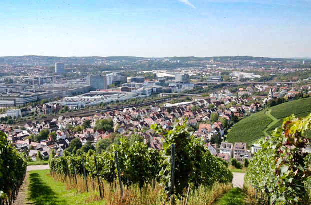 Blick auf Untertürkheim