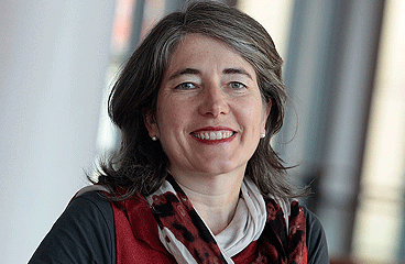 Portrait: Maria Haller-Kindler spricht über den Prozess Kinderfreundliches Stuttgart. Foto: Thomas Hoerner/LHS