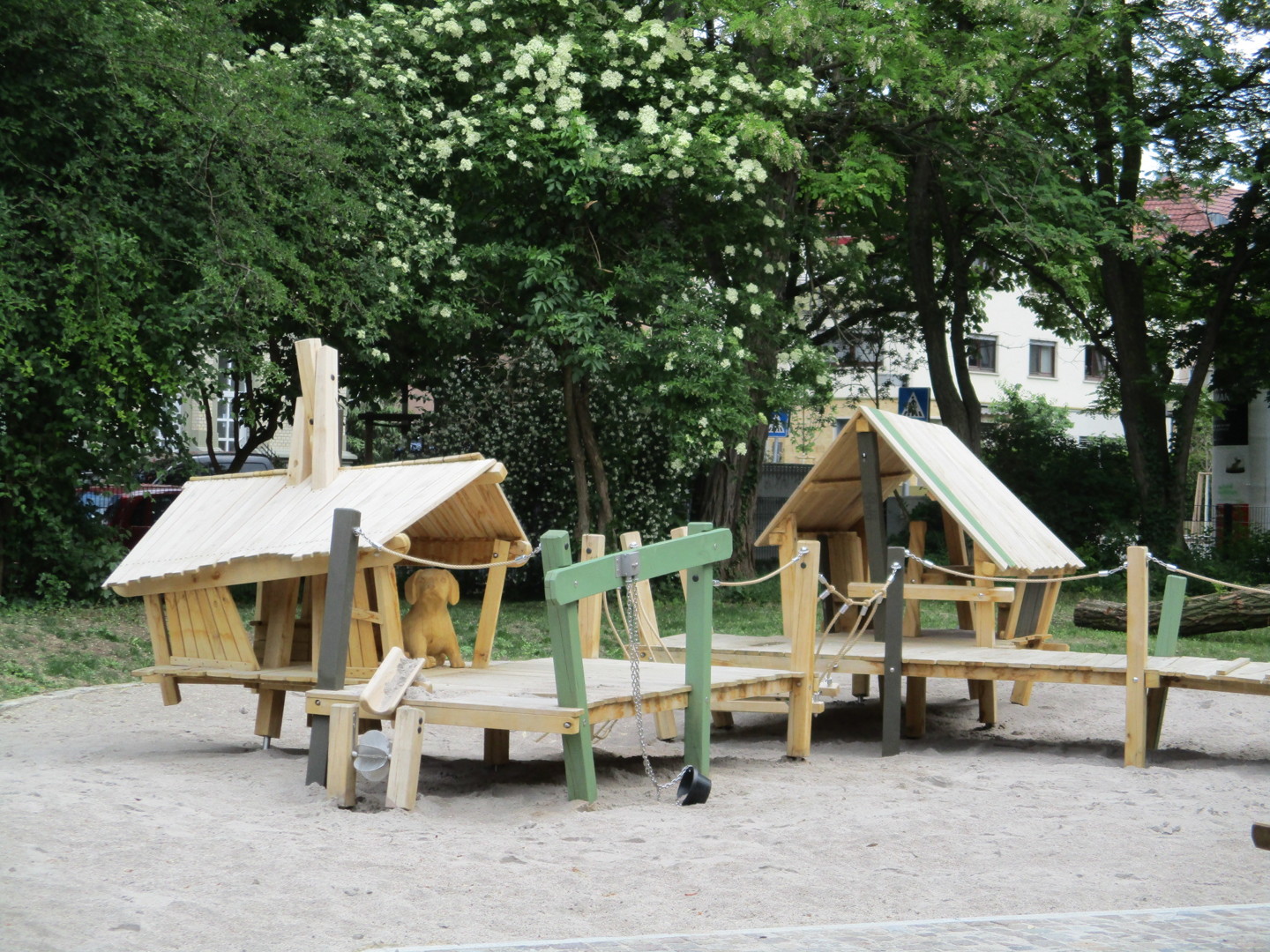Der neugestaltete Spielplatz an der Liebfrauenkirche. Fotos: Wundel/GFF