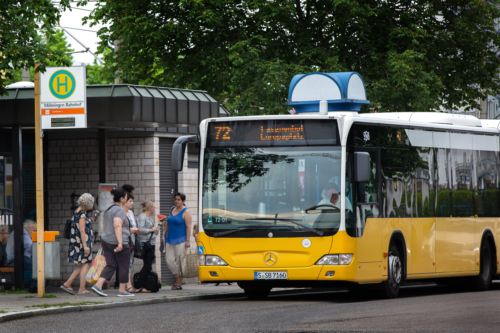 Die lokale Buslinie 72 bekam 2017 einen verbesserten Zehn-Minuten-Takt und auch einen Halt in der „Märchensiedlung“. Foto: Ines Rudel/Stadt Stuttgart