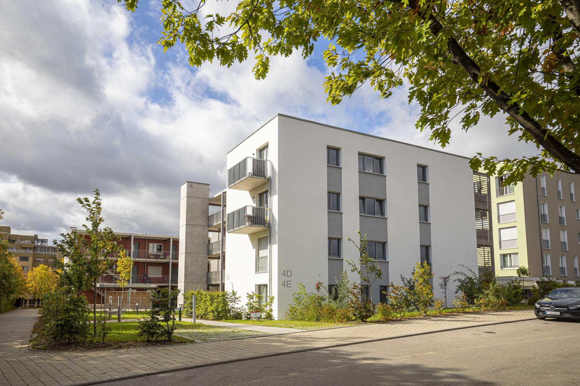 Das 2018 erstellte Wohnprojekt der Baugemeinschaft Bernsteinstraße. Foto: Wagner