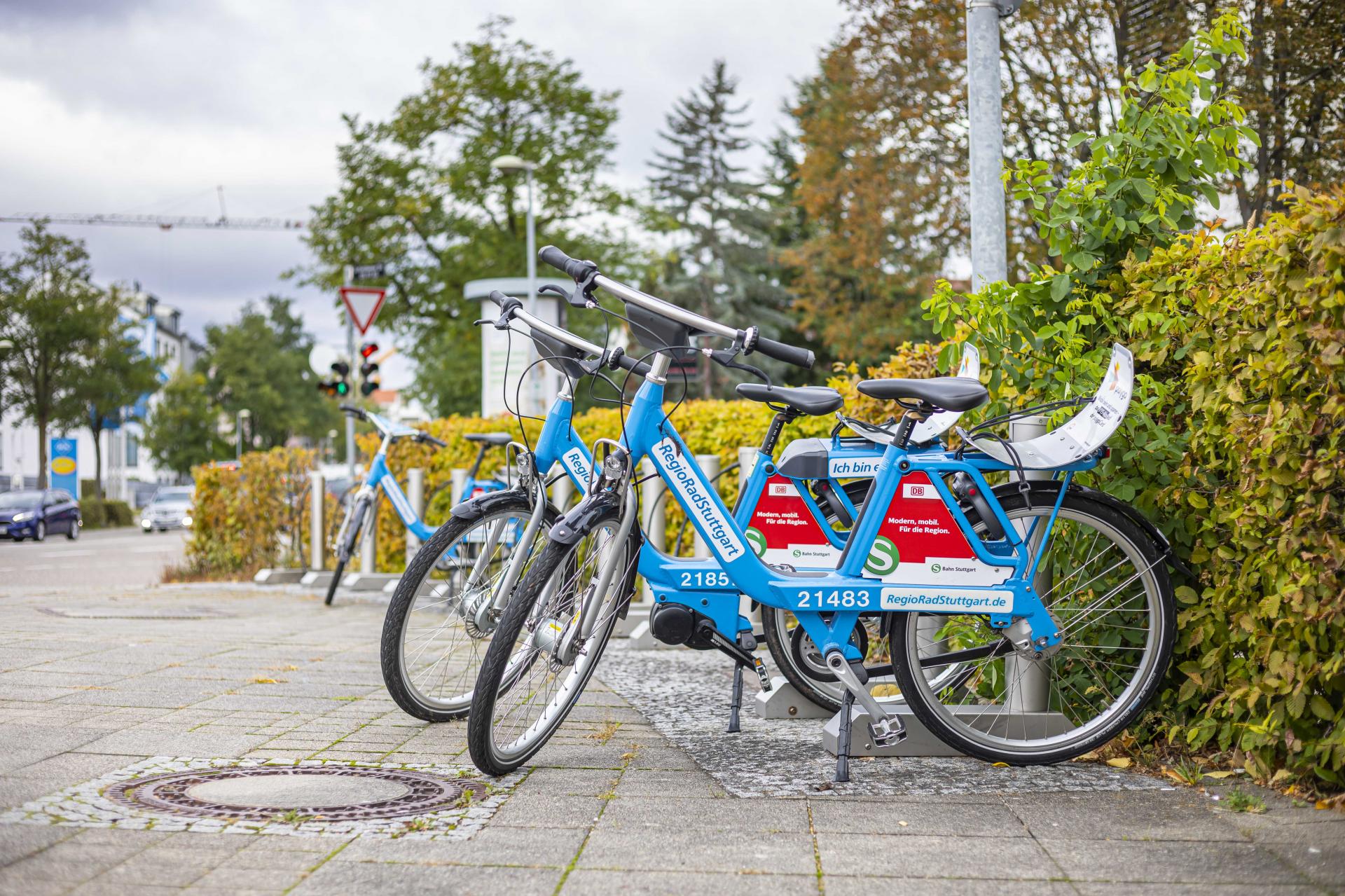 Das Fahrradverleihsystem Regiorad Stuttgart bekommt neben der Schemppstraße zwei weitere Standorte im Bezirk. Foto: Wagner