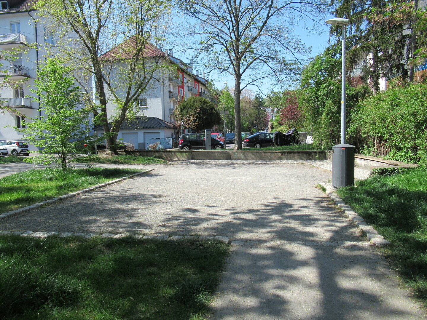 Fläche zum Boulespiel