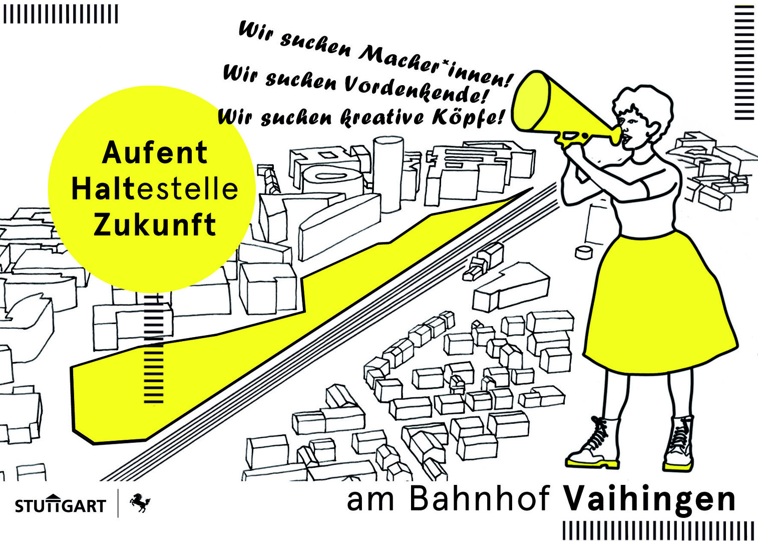 Es tut sich was am Vaihinger Bahnhof. Grafik: planbar hochdrei