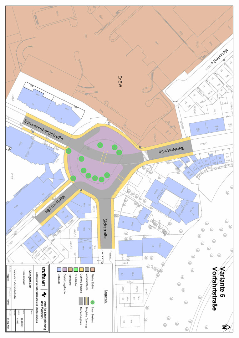Variante 5 Vorfahrtsstraße