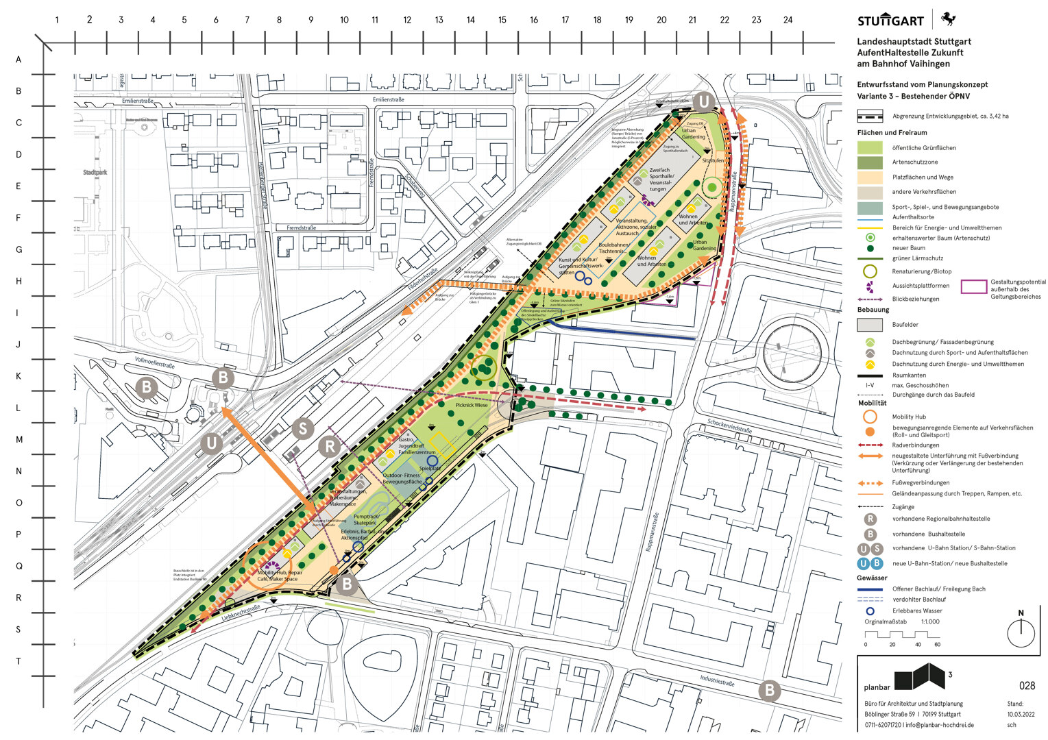 Planungskonzept 3: bestehender ÖPNV