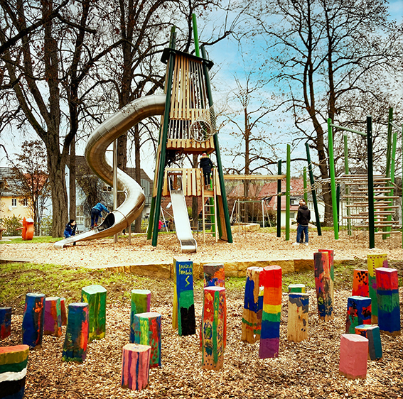 Der neue Spielplatz