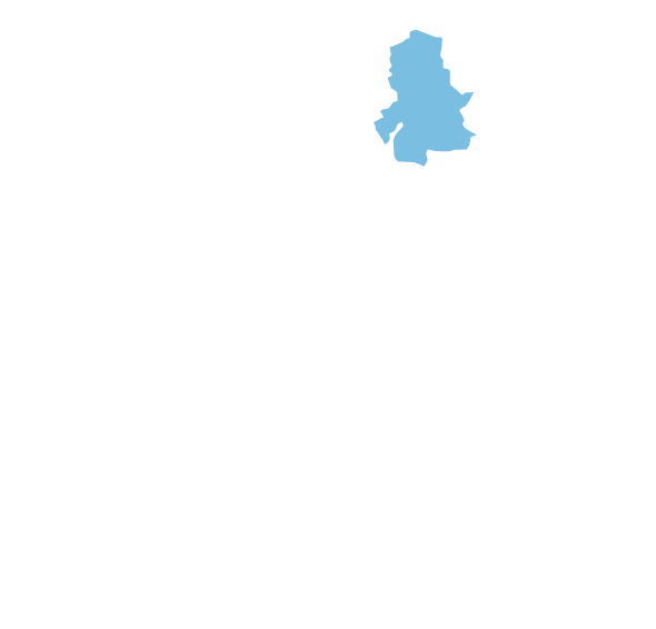 Karte des Stadtbezirkes Stuttgart-Mühlhausen